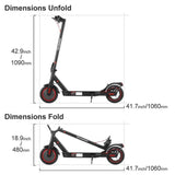 iScooter E-Scooter i9 Elektromos Roller 350W Összecsukható Városi Közlekedő E-Roller