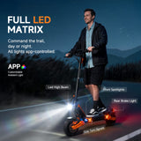 iSinwheel Off-Road E-Scooter GT1 dupla elektromos roller, 800 W × 2 motor, 48 V 13 Ah akkumulátor, 10 hüvelykes gumiabroncsok, 50 km/h maximális sebesség, 55 km hatótávolság, EABS fék + tárcsafék, dupla lengőkaros felfüggesztés