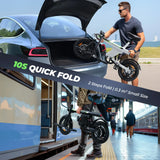 Cybercart U1 városi ingázó elektromos kerékpár, 350 W, összecsukható, CE tanúsítvánnyal rendelkező e-bike