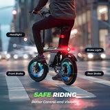 Cybercart U1 városi ingázó elektromos kerékpár, 350 W, összecsukható, CE tanúsítvánnyal rendelkező e-bike