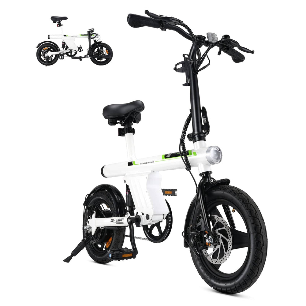 Cybercart U1 városi ingázó elektromos kerékpár, 350 W, összecsukható, CE tanúsítvánnyal rendelkező e-bike