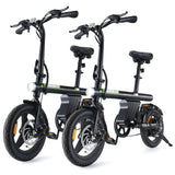 Cybercart U1 városi ingázó elektromos kerékpár, 350 W, összecsukható, CE tanúsítvánnyal rendelkező e-bike