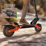 iSinwheel Skuter Elektryczny Terenowy D2Plus Elektromos Roller 1000W Összecsukható Off-Road, 60-65 km Hatótávolság, Erőteljes Motor