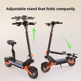 iSinwheel Skuter Elektryczny Terenowy D2Plus Elektromos Roller 1000W Összecsukható Off-Road, 60-65 km Hatótávolság, Erőteljes Motor