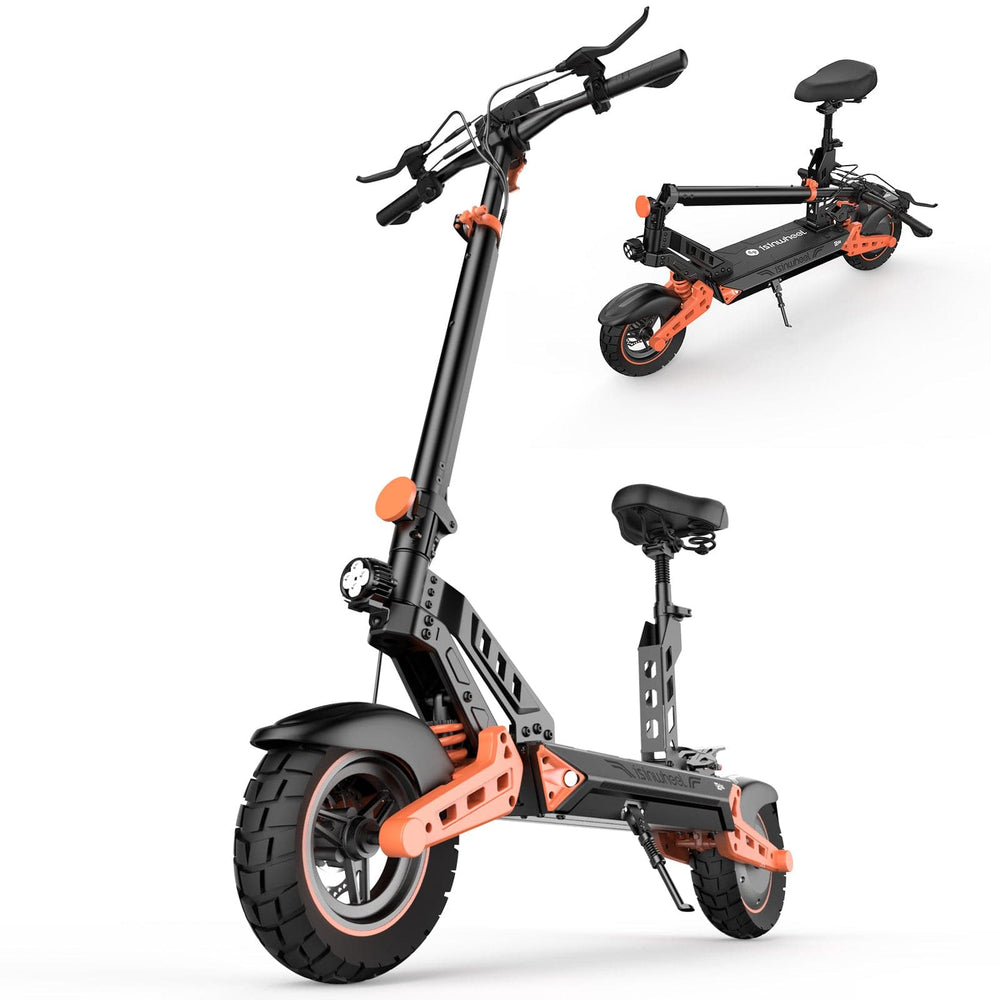 iSinwheel Skuter Elektryczny Terenowy D2Plus Elektromos Roller 1000W Összecsukható Off-Road, 60-65 km Hatótávolság, Erőteljes Motor