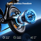 CyberCart Commuter E-Bike EB1 Elektromos Összecsukható Kerékpár 350W