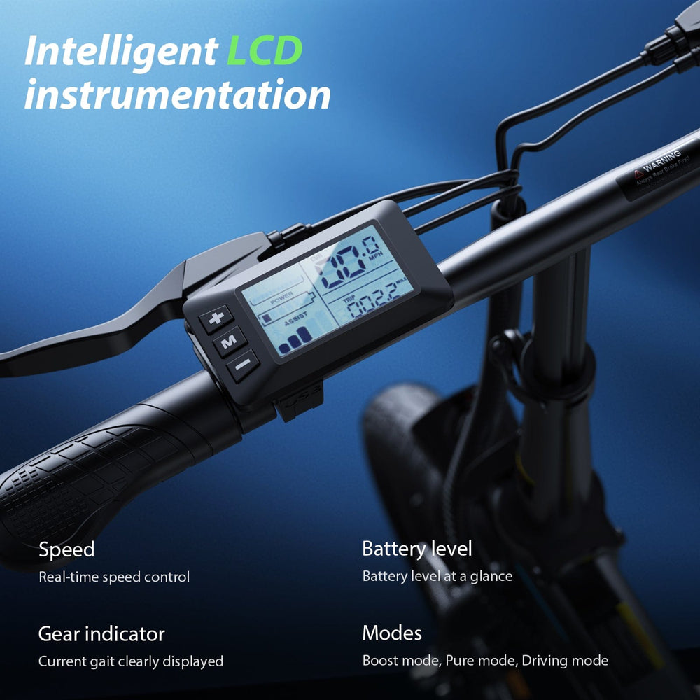 CyberCart Commuter E-Bike EB1 Elektromos Összecsukható Kerékpár 350W