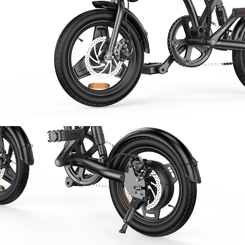 CyberCart Commuter E-Bike EB1 Elektromos Összecsukható Kerékpár 350W