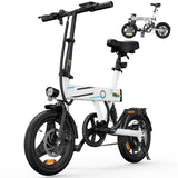CyberCart Commuter E-Bike white EB1 Elektromos Összecsukható Kerékpár 350W