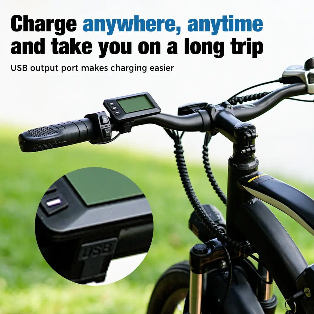 CyberCart Commuter E-Bike EB3 elektromos bringa – 250 W, 100 km hatótávolság