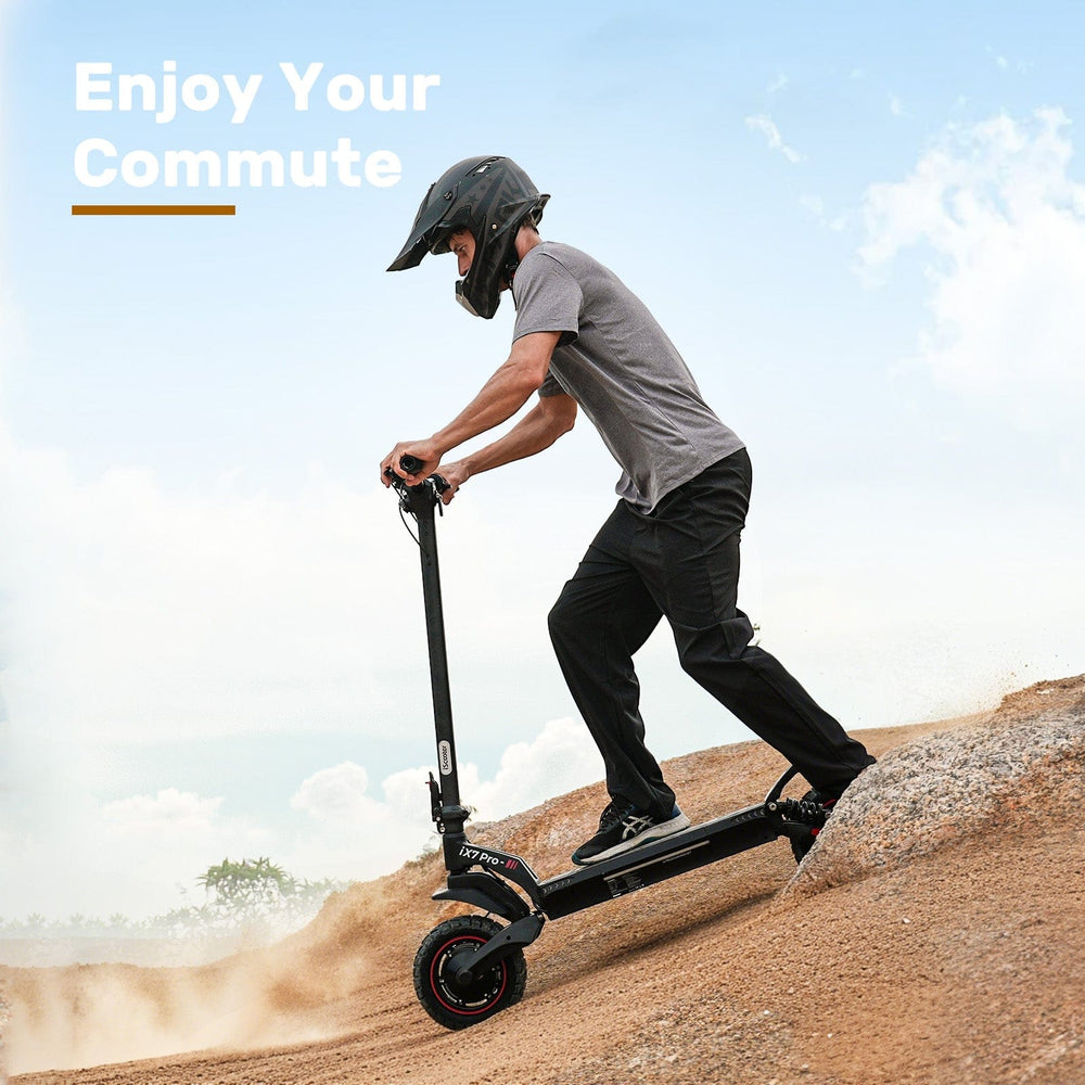 iScooter Off-Road E-Scooter Elektromos roller iX7Pro 2×1000W, dupla motor, összecsukható, terepre tervezett e-roller