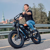 CyberCart Commuter E-Bike EB5 elektromos terepkerékpár, 20 colos vastag abroncsokkal