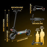 iSinwheel Skuter Elektryczny Terenowy GT4 TorqueBeast Elektromos Roller Kettős Motor 2400W Off-Road Összecsukható, 70-80 km Hatótávolság, CE-Tanúsítvánnyal, Erőteljes Motor