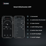 iScooter E-Scooter i9 Elektromos Roller 350W Összecsukható Városi Közlekedő E-Roller