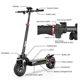 iScooter Off-Road E-Scooter iX3 iX3 elektromos roller, 800 W, összecsukható, terepre alkalmas e-roller