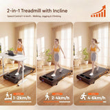 Jagjog Home Treadmill JagJog JT32 AdaptTrek Futópad 12%-os Automatikus Emelkedéssel, Futószalag Álló Asztal Intelligens Alkalmazással, 180 kg Teherbírás