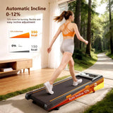 Jagjog Home Treadmill JagJog JT32 AdaptTrek Futópad 12%-os Automatikus Emelkedéssel, Futószalag Álló Asztal Intelligens Alkalmazással, 180 kg Teherbírás