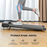 Jagjog Home Treadmill JT31 Otthoni Futópad Korlát Nélküli Kompakt Sétálópad 1-6 km/h CE-Tanúsítvánnyal Rendelkező Elektromos Sétálógép APP-pal