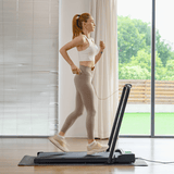 Jagjog Home Treadmill black-1 JT51 Otthoni Futópad Helytakarékos Összecsukható Kompakt Sétálópad Kormánnyal 10 km/h CE-Tanúsítvánnyal Rendelkező Elektromos