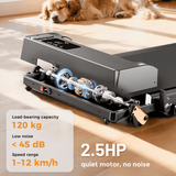 Jagjog Home Treadmill JT52 JT52 Otthoni Futópad APP-kapcsolattal, Összecsukható Kompakt Sétálópad 12 km/h, CE-tanúsítvánnyal Rendelkező Elektromos Sétálógép