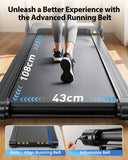 Jagjog Home Treadmill JT61 Futópad Auto Incline+, 1-15% Elektromos Emelkedés, 13,5 km/h, Összecsukható, CE-Tanúsítvánnyal