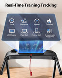Jagjog Home Treadmill JT61 Futópad Auto Incline+, 1-15% Elektromos Emelkedés, 13,5 km/h, Összecsukható, CE-Tanúsítvánnyal