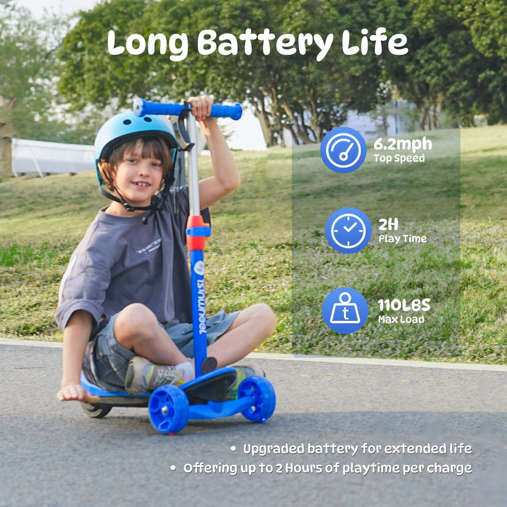 iSinwheel E-Scooter for Kids MiniSpider Gyermek Elektromos Roller 100W, CE-Tanúsítvánnyal, 9-15 km Hatótávolságú E-Roller