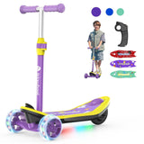 iSinwheel E-Scooter for Kids purple MiniSpider Gyermek Elektromos Roller 100W, CE-Tanúsítvánnyal, 9-15 km Hatótávolságú E-Roller