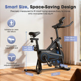 CyberCart Exercise Bike QK116C Szobakerékpár Állítható Mágneses Ellenállással, Otthoni Használatra, Kényelmes Üléssel, Digitális Kijelzővel