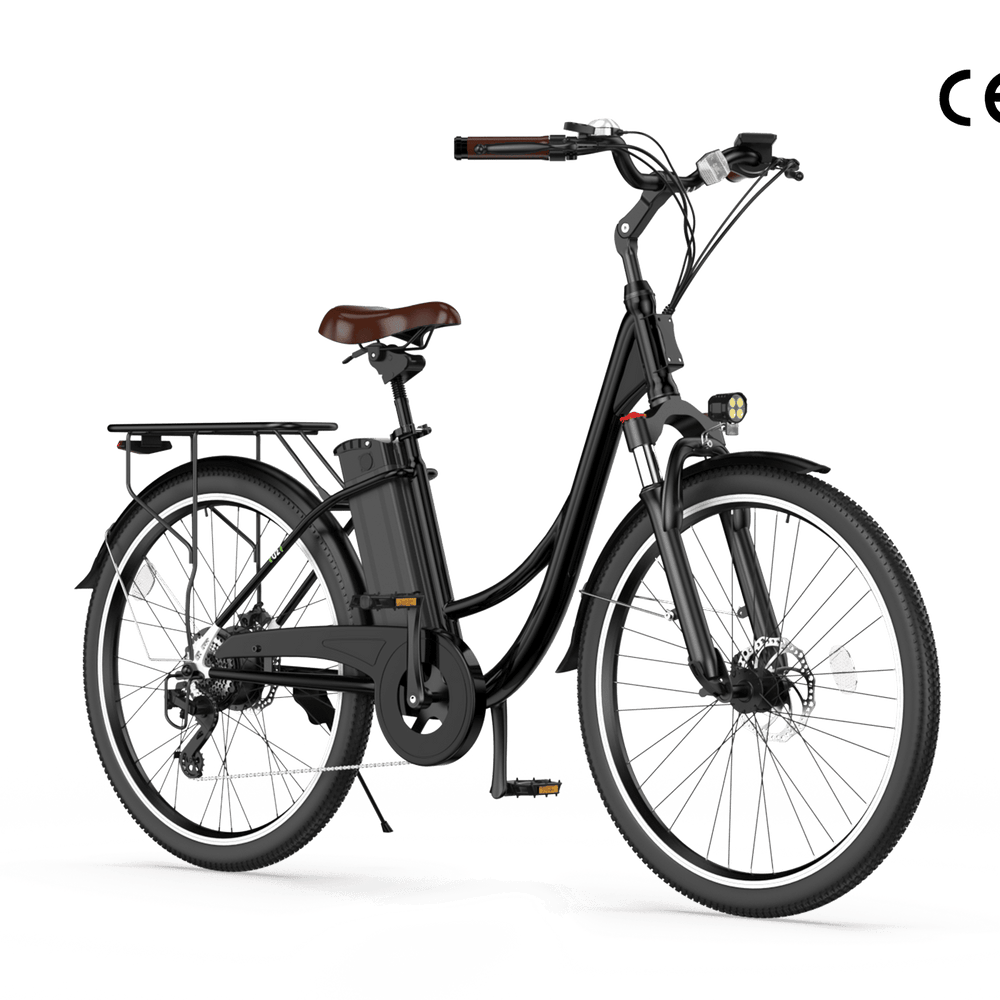 CyberCart Commuter E-Bike U2 Városi Elektromos Kerékpár - Női Városi E-Bike, 350W Motor, 55 km Hatótáv, CE-Tanúsítvánnyal