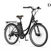CyberCart Commuter E-Bike U2 Városi Elektromos Kerékpár - Női Városi E-Bike, 350W Motor, 55 km Hatótáv, CE-Tanúsítvánnyal