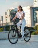 CyberCart Commuter E-Bike U2 Városi Elektromos Kerékpár - Női Városi E-Bike, 350W Motor, 55 km Hatótáv, CE-Tanúsítvánnyal