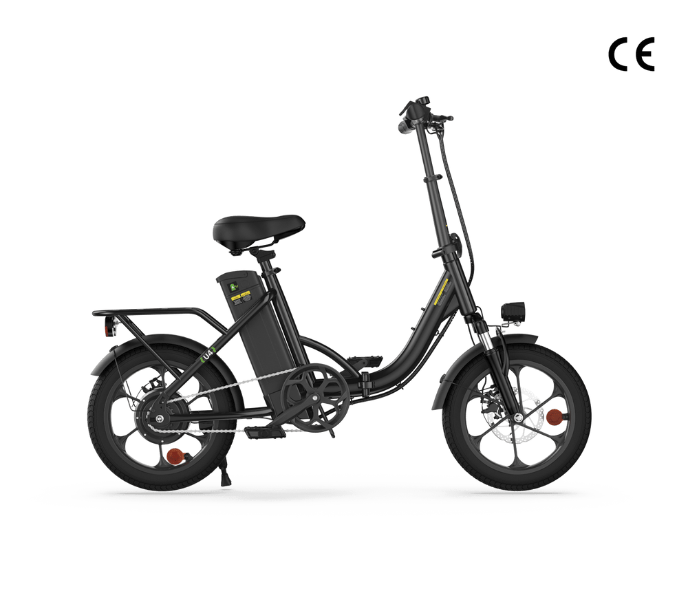 CyberCart Commuter E-Bike U4 elektromos ingázó kerékpár, csúcsteljesítménye 500 W, 88 km hatótávolság, összecsukható e-bike