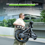 CyberCart Commuter E-Bike U4 elektromos ingázó kerékpár, csúcsteljesítménye 500 W, 88 km hatótávolság, összecsukható e-bike