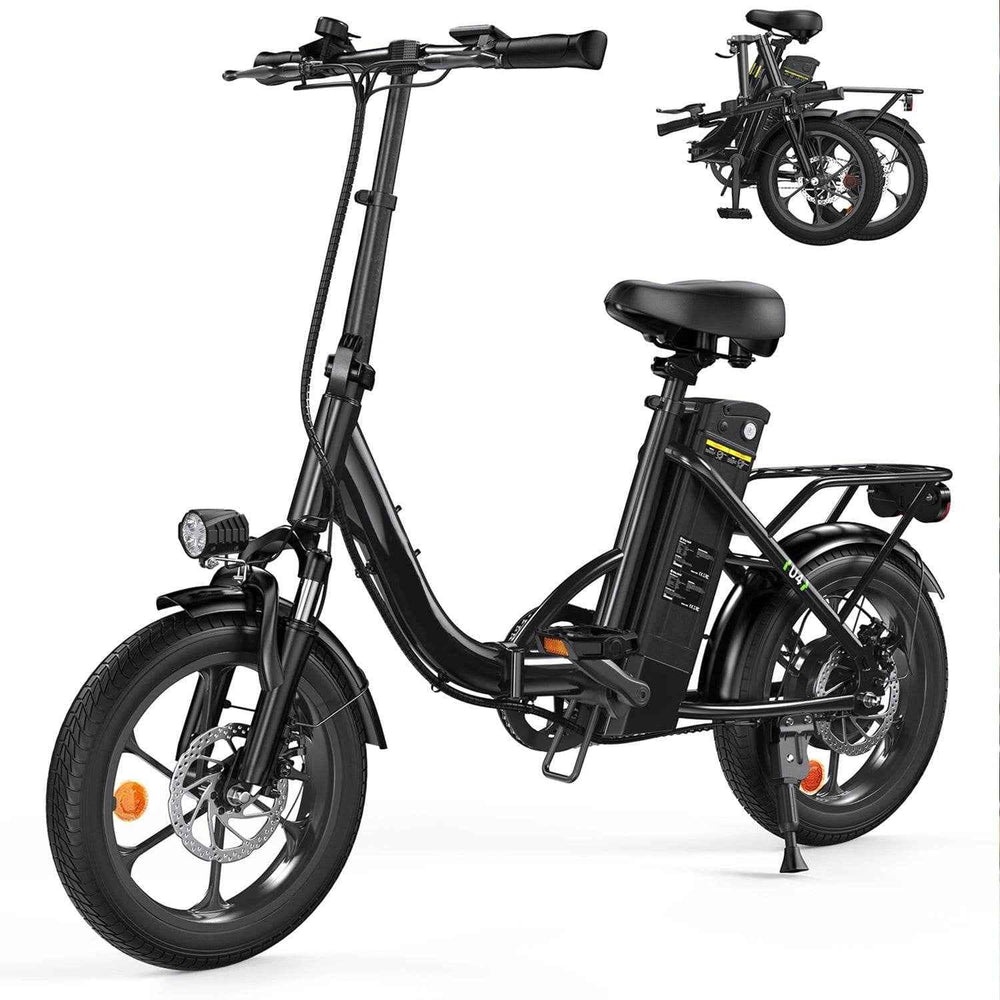 CyberCart Commuter E-Bike U4 elektromos ingázó kerékpár, csúcsteljesítménye 500 W, 88 km hatótávolság, összecsukható e-bike