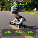 iSinwheel Commuter E-Scooter V6 Elektromos Gördeszka Távirányítóval | 8-Rétegű Juharfa és Hordozható Kivitel