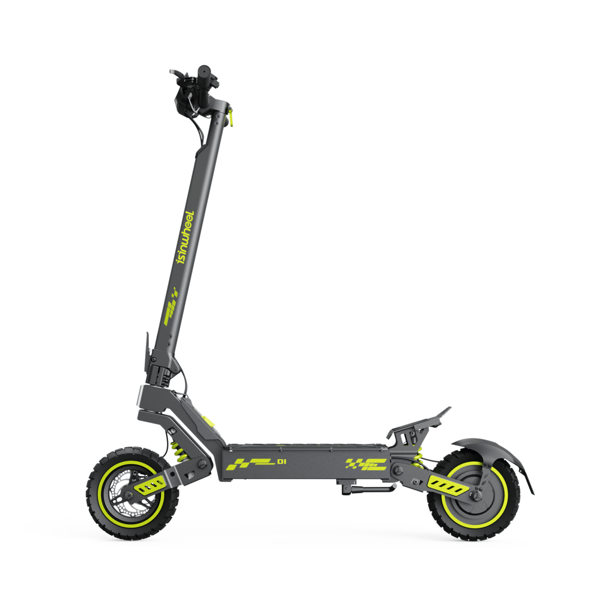 iSinwheel Skuter Elektryczny Terenowy D1 D1 elektromos roller, 1200 W-os motor, 48 V 10 Ah akkumulátor, 10 hüvelykes gumiabroncsok, 45 km/h maximális sebesség, 40 km hatótáv, dupla tárcsafékek
