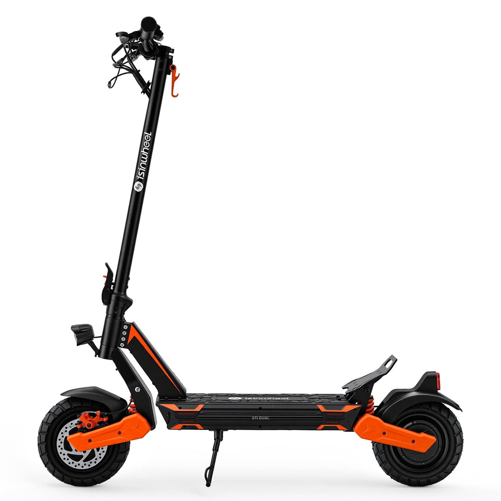iSinwheel Off-Road E-Scooter GT1 dupla elektromos roller, 800 W × 2 motor, 48 V 13 Ah akkumulátor, 10 hüvelykes gumiabroncsok, 50 km/h maximális sebesség, 55 km hatótávolság, EABS fék + tárcsafék, dupla lengőkaros felfüggesztés