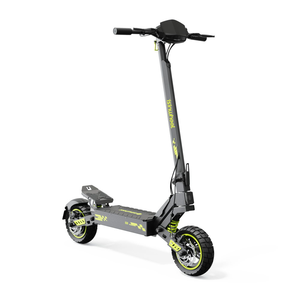 iSinwheel Skuter Elektryczny Terenowy D1 elektromos roller, 1200 W-os motor, 48 V 10 Ah akkumulátor, 10 hüvelykes gumiabroncsok, 45 km/h maximális sebesség, 40 km hatótáv, dupla tárcsafékek