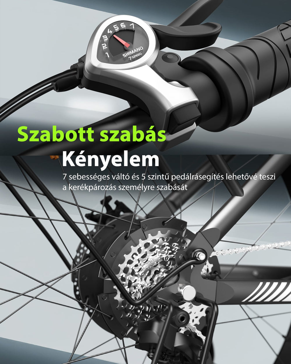 isinwheel E-Bike M60 elektromos kerékpár vastag gumikkal