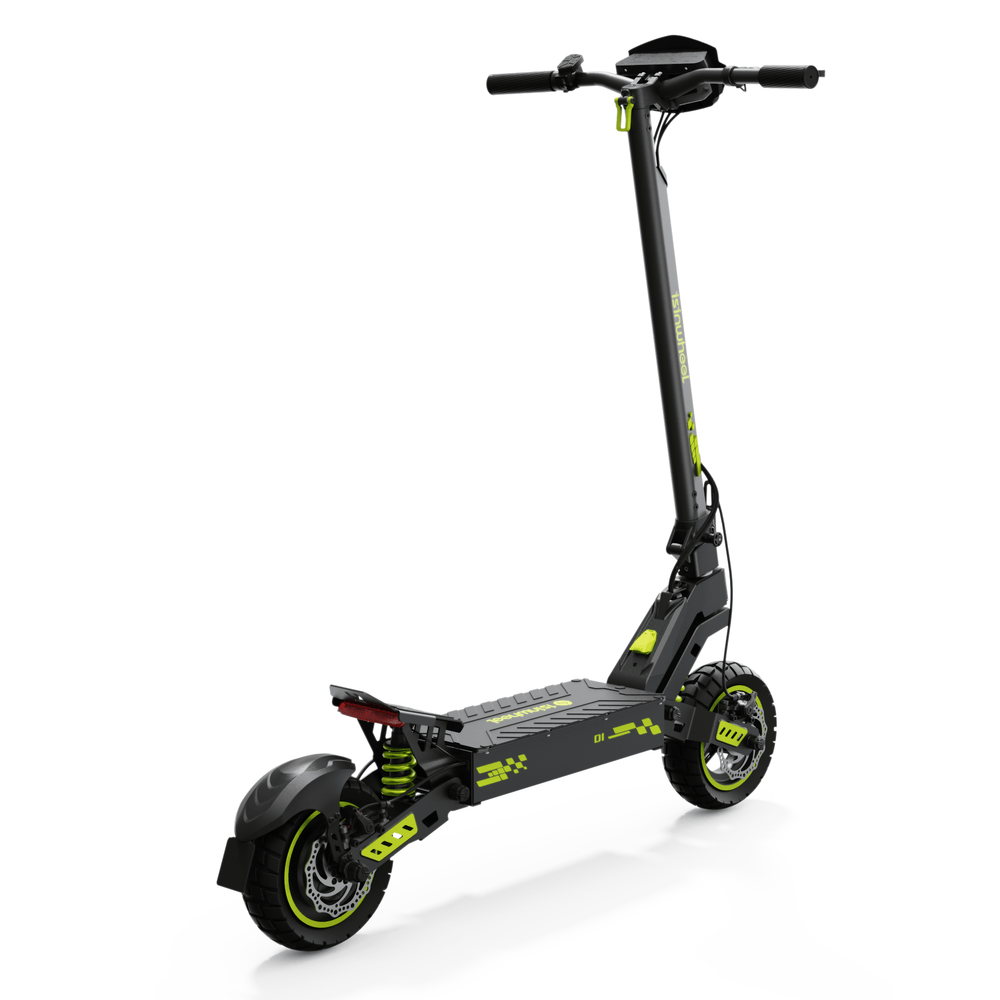 iSinwheel Skuter Elektryczny Terenowy D1 elektromos roller, 1200 W-os motor, 48 V 10 Ah akkumulátor, 10 hüvelykes gumiabroncsok, 45 km/h maximális sebesség, 40 km hatótáv, dupla tárcsafékek
