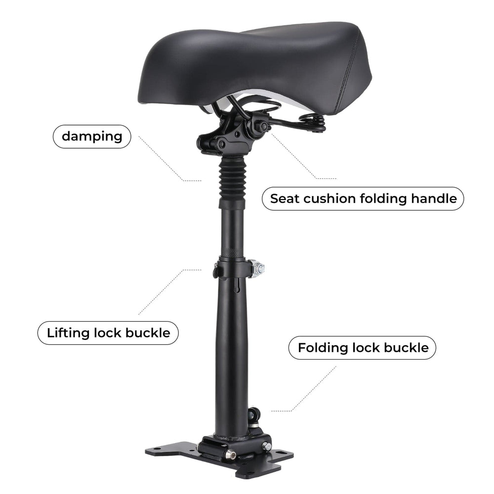 CyberCart Accessories-Adjustable Seat Állítható és Összecsukható Ülés 18,5-20,87 Hüvelyk Magassággal GT2 Modellű Elektromos Rollerhez