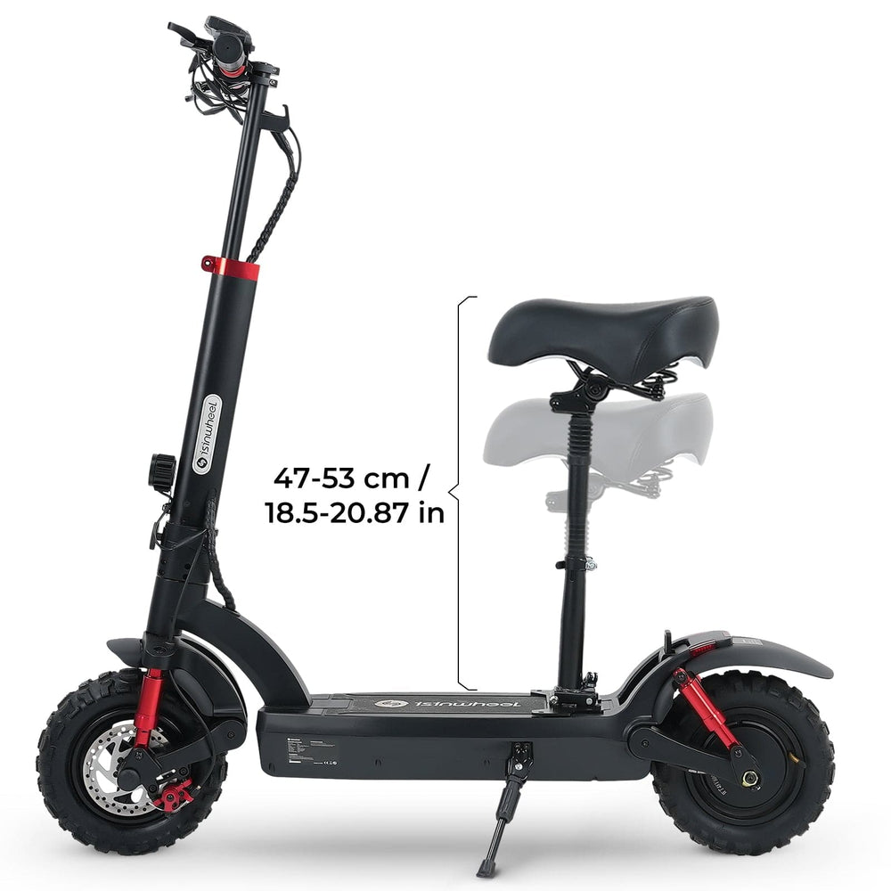 CyberCart Accessories-Adjustable Seat Állítható és Összecsukható Ülés 18,5-20,87 Hüvelyk Magassággal GT2 Modellű Elektromos Rollerhez