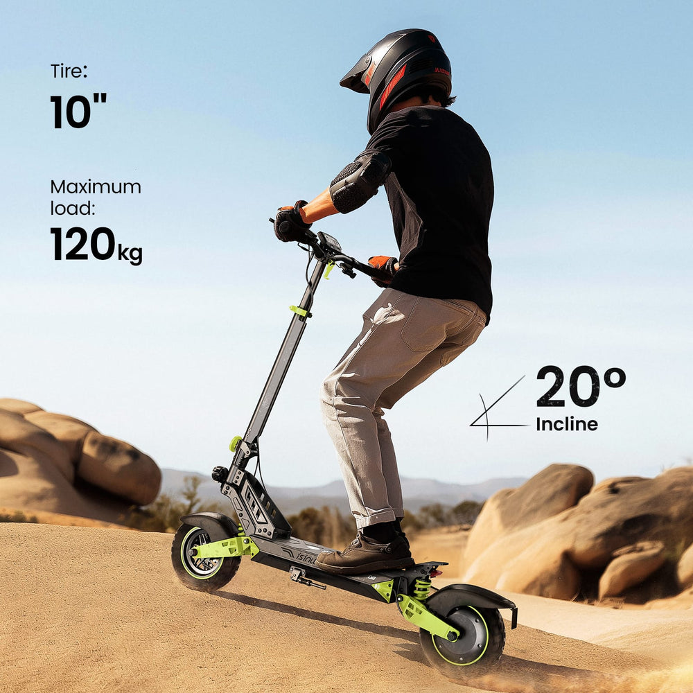 iSinwheel Skuter Elektryczny Terenowy D2 UrbanRover+ Elektromos Roller 1000W Összecsukható Off-Road, 55 km Hatótávolság, Erőteljes Motor