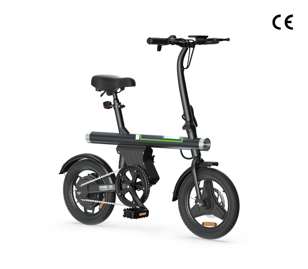 Cybercart U1 városi ingázó elektromos kerékpár, 350 W, összecsukható, CE tanúsítvánnyal rendelkező e-bike