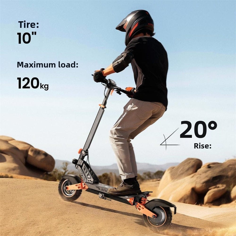 iSinwheel Skuter Elektryczny Terenowy D2 UrbanRover+ Elektromos Roller 1000W Összecsukható Off-Road, 55 km Hatótávolság, Erőteljes Motor