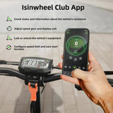iSinwheel Skuter Elektryczny Terenowy D2 UrbanRover+ Elektromos Roller 1000W Összecsukható Off-Road, 55 km Hatótávolság, Erőteljes Motor