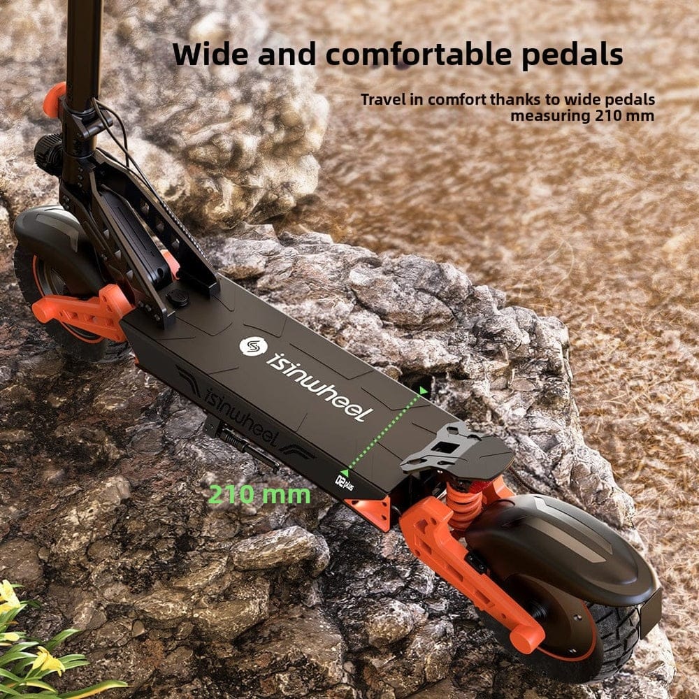 iSinwheel Skuter Elektryczny Terenowy D2Plus Elektromos Roller 1000W Összecsukható Off-Road, 60-65 km Hatótávolság, Erőteljes Motor