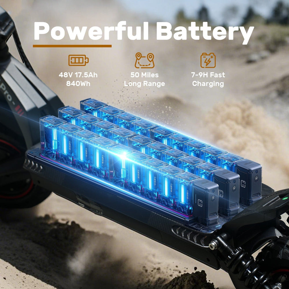 iScooter Off-Road E-Scooter Elektromos roller iX7Pro 2×1000W, dupla motor, összecsukható, terepre tervezett e-roller