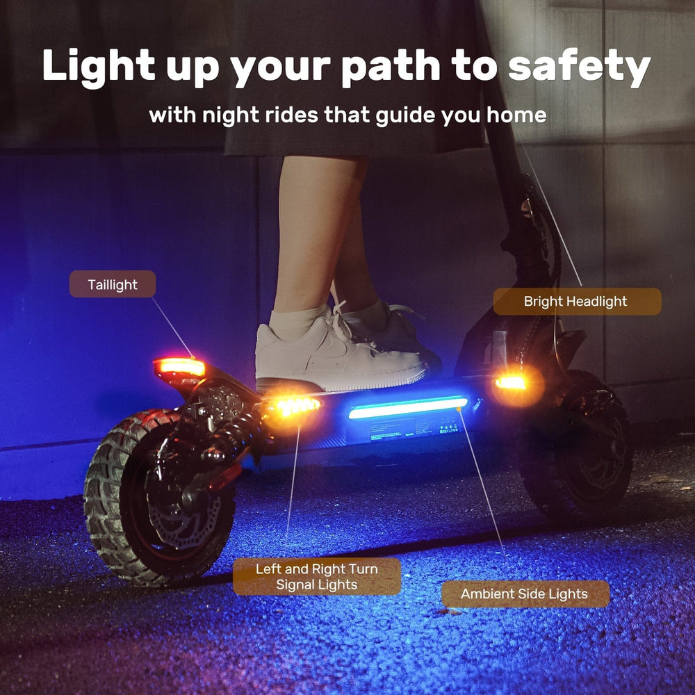 iScooter Off-Road E-Scooter Elektromos roller iX7Pro 2×1000W, dupla motor, összecsukható, terepre tervezett e-roller
